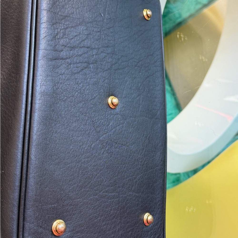 Vintage Dooney & Bourke Buckle Shopper Tote Pebble Leather 90’s All Weather Bag - Picture 8 of 9